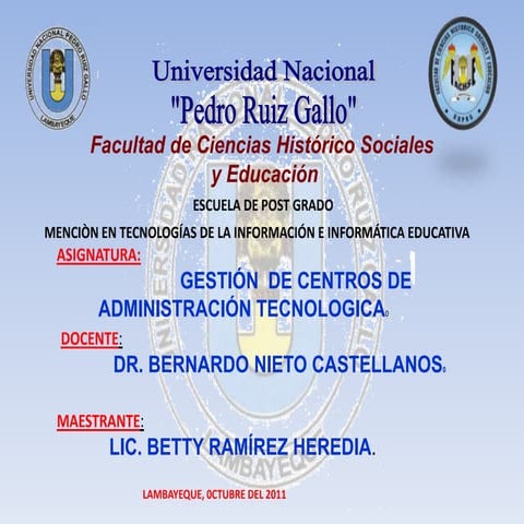 Propuesta de gestión