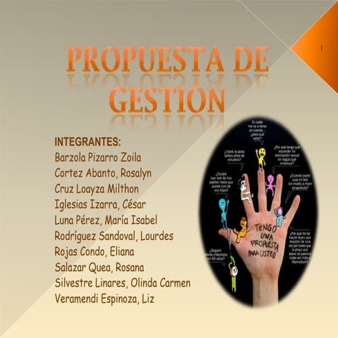 Propuesta de gestión jp ii-2011