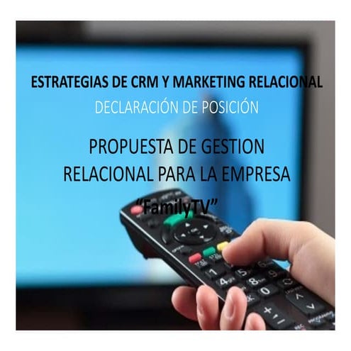 Propuesta de Gestión Relacional 