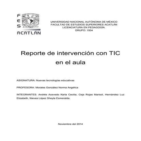 Propuesta de intervención: la alimentación