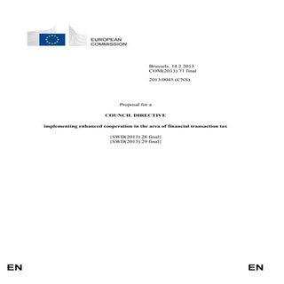 Propuesta Directiva TTF,CE