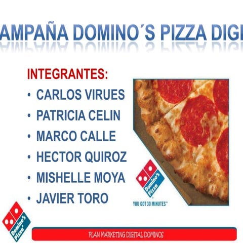 Propuesta dominos pizza 