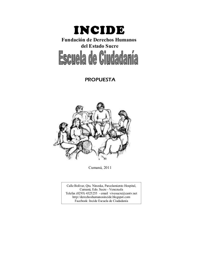 Propuesta enResúmen de la Escuela de Ciudadanía
