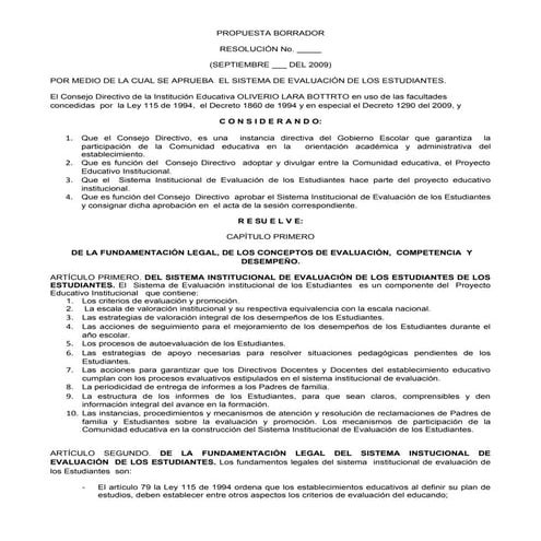 Propuesta Evaluacion O Decreto 1290[1][1]