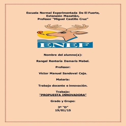 Propuesta didáctica transversal