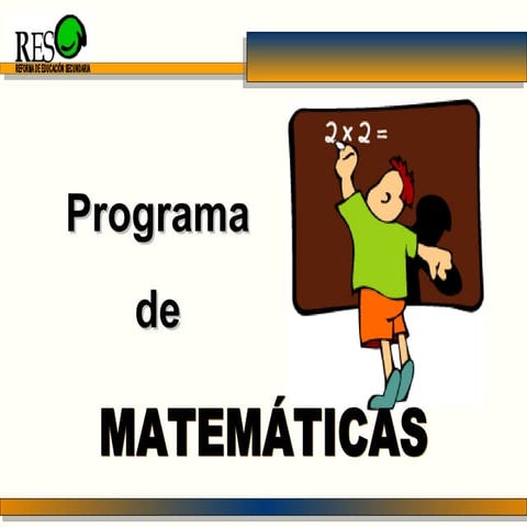 PROPUESTA MATEMÁTICAS