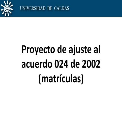 Propuesta Matriculas 2010