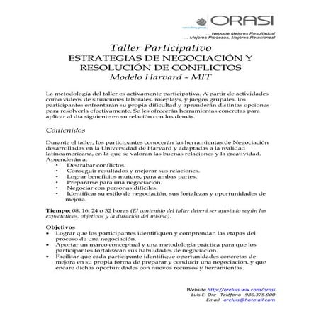 Propuesta General de Negociación y Res Con