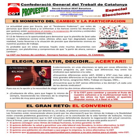 Propuestas para los próximos años