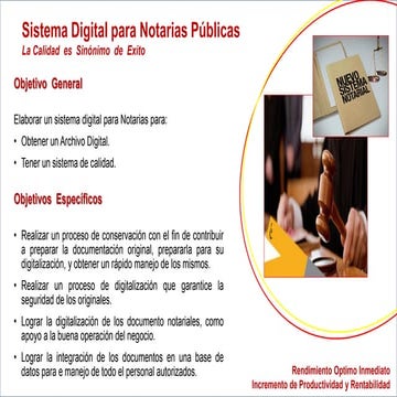 Notaria Digital - Sistema Documental Notarial - Digitalizacion | PDF