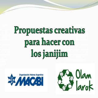 Propuestas creativas con elementos ...