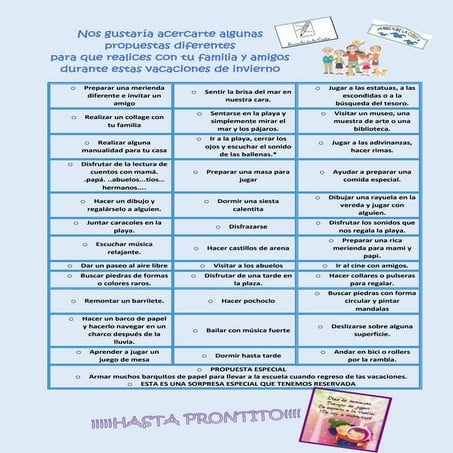 Propuestas para unas vacaciones diferentes