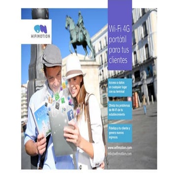 Wifimotion, Wi-Fi en Movilidad para hoteles 
