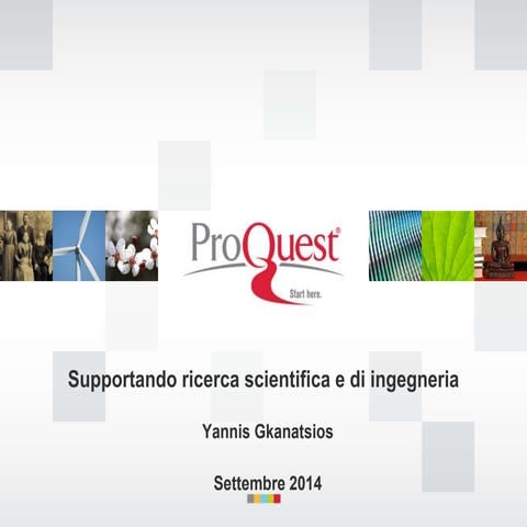 ProQuest SciTech Collection Milano 19.9