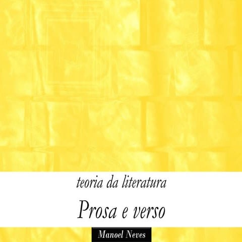 Prosa e verso
