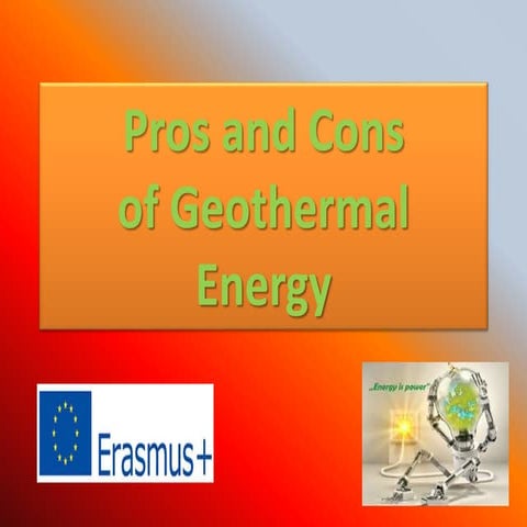 Pros and cons of geothermal energy