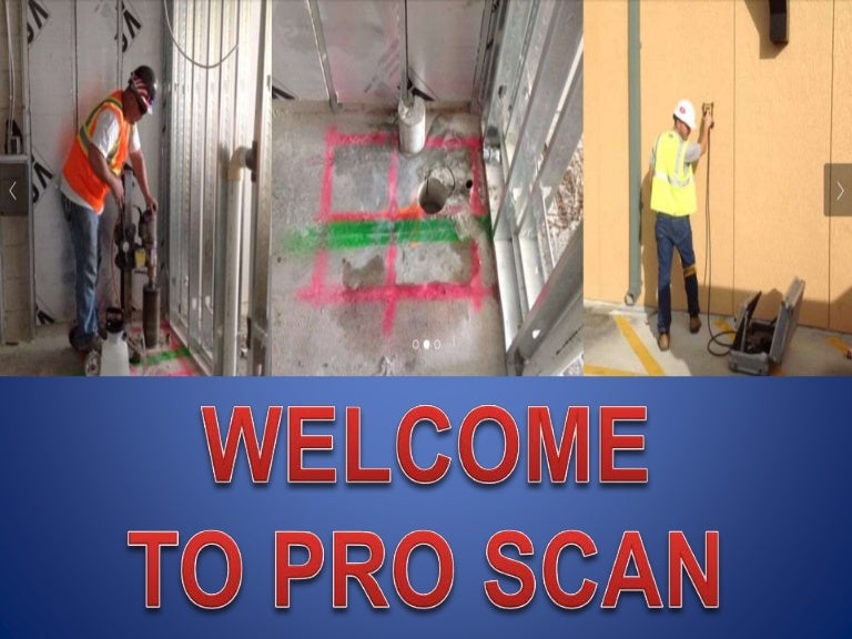 Concrete Imaging Services Proscan Subsurface Imaging