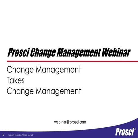 Change Management Takes Change Management Webinar