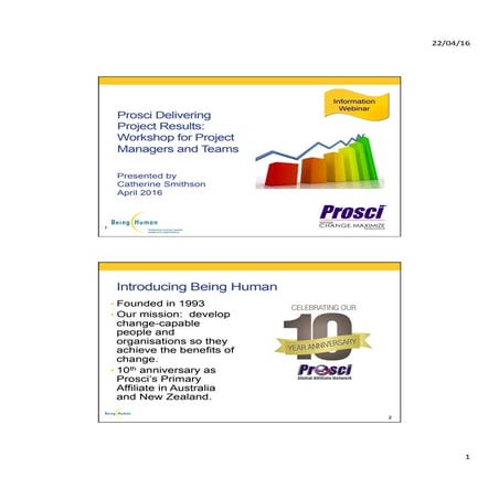 Bring Project Managers and Teams on board with Change Management - Prosci Del...