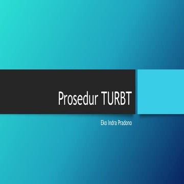 TURBT PROCEDURE
