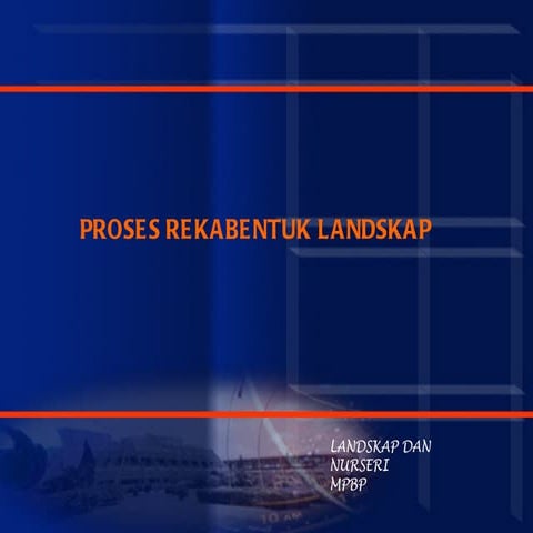 Modul 9 Proses merekabentuk landskap