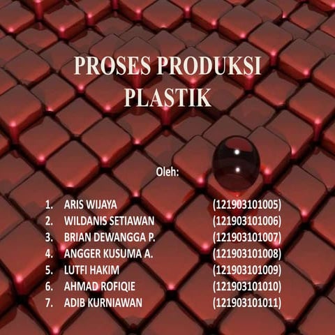 Proses produksi plastik