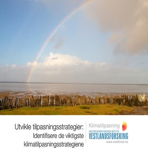 Prosessfase 2  Utvikle tilpasningsstrategier - innledning  