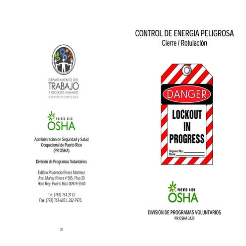 Osha 1910.147 1910.33 traduccion | DOCX