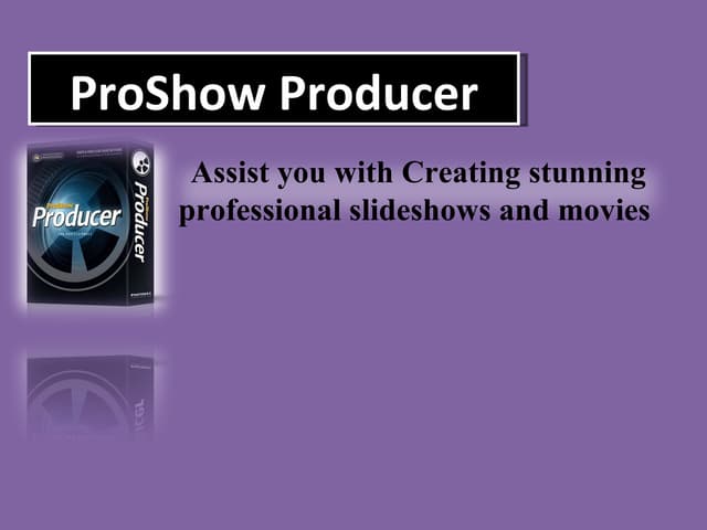 Pro show producer pp