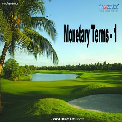 Monetary Terms 