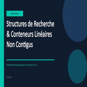 Optimizing C++ Contact Manager with Non-Contiguous Linear Containers ...