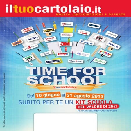 Time for School - Newsletter scuola 2013