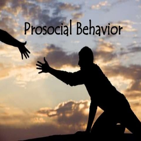 Prosocial behavior