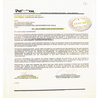 Prosol solicitud de auxilio institu...