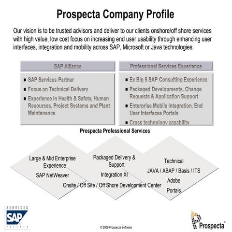 Prospecta   SAP Partner