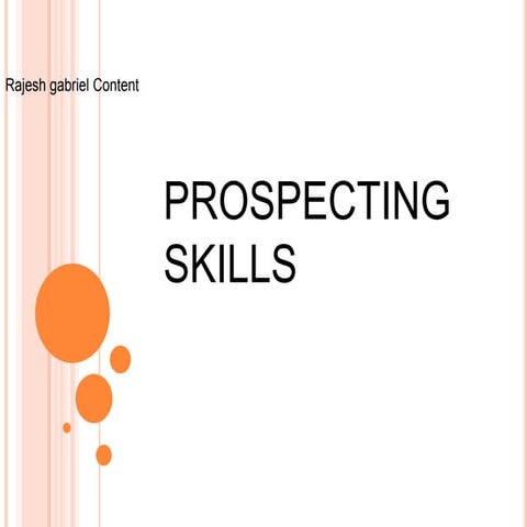 Prospecting Skills 