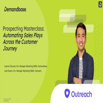 Prospecting Masterclass: Automating Sales Plays Across the Customer Journey