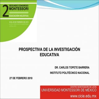 Prospectiva de la investigacion edu...