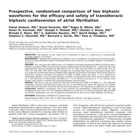 Cardiac Defibrillation & Cardioversion Principles and Basics ACCC 2024 ...