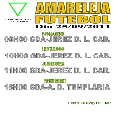 Prospecto do dia 25 set2011