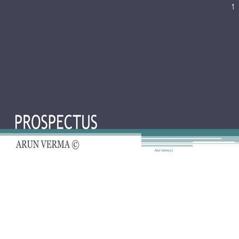 Prospectus