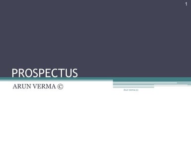 Prospectus
