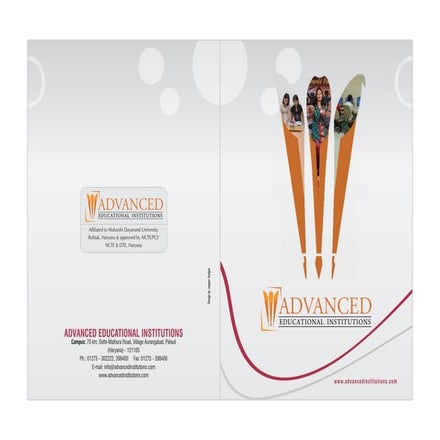 Prospectus Advanced Educational Institutions