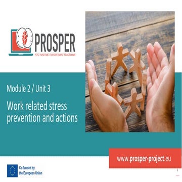 Module 2 / Unit 1 Digital Wellbeing and Work Related Stress | PPTX