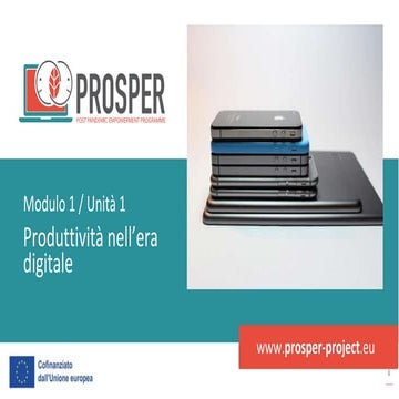 PROSPER - Modulo 1 - Unità 1_IT.pptx