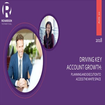 Driving Key Account Growth: Planning and Execution to Access the White Space