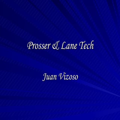 Lane tech & Prosser | PPT
