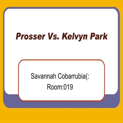 Prosser vs