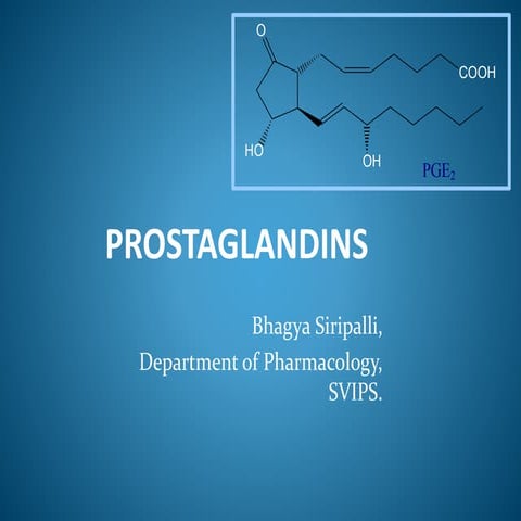 Prostaglandins