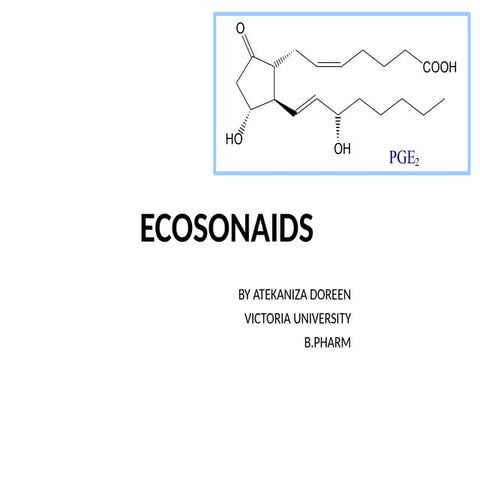 Different types of prostaglandin in biochemical 3